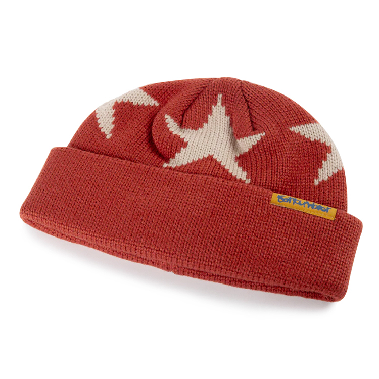 时尚的针织毛线帽