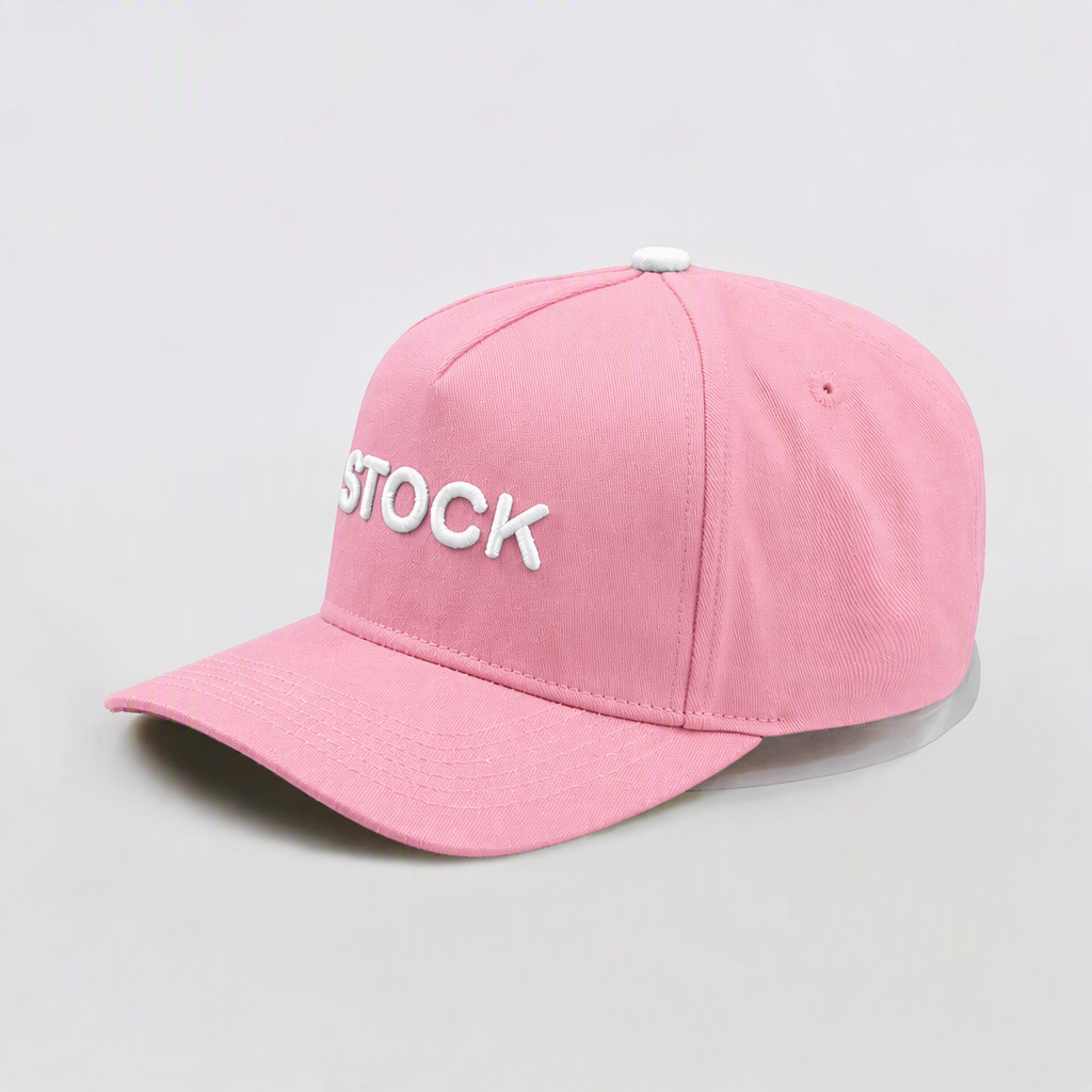 White 5 Panel Baseball Cap