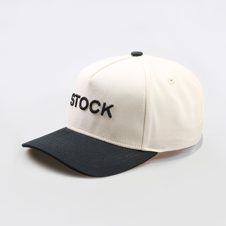 Two Tone 5 Panel Baseball Cap