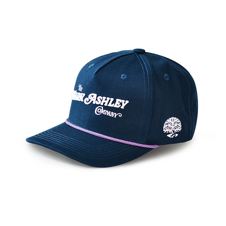 Pink Rope 5 Panel Baseball Cap