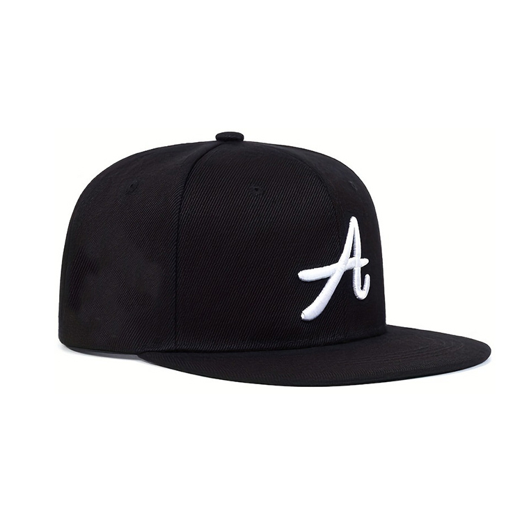 Black Snapback Cap