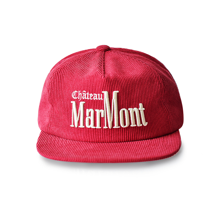 White 5 Panel Snapback Cap