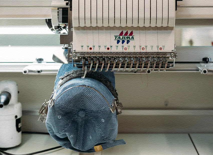 full range of customized hats 